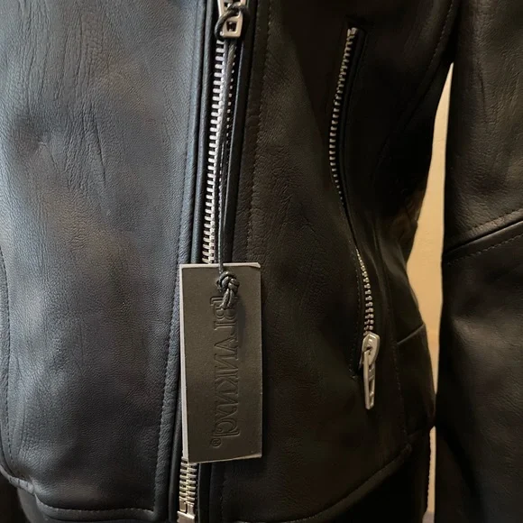 NWT BlankNYC Meant To Be Moto Jacket (missing hood) - Picture 4 of 10
